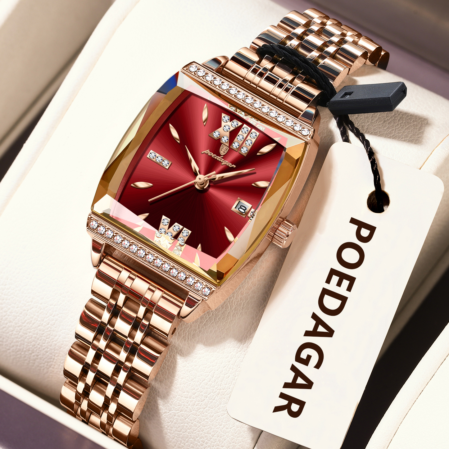 Waterproof Diving Watch - POEDAGAR Fashion Watch For Woman High