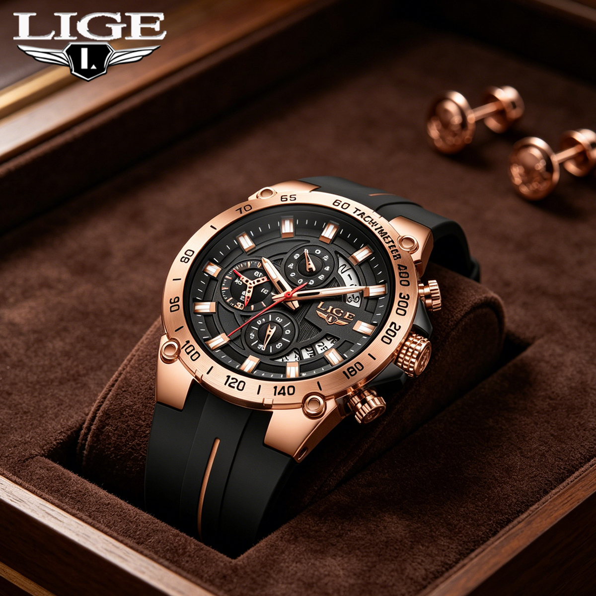 Smartwatch Army Watches For Men - LIGE 2026 Brand Watch Men Silicone