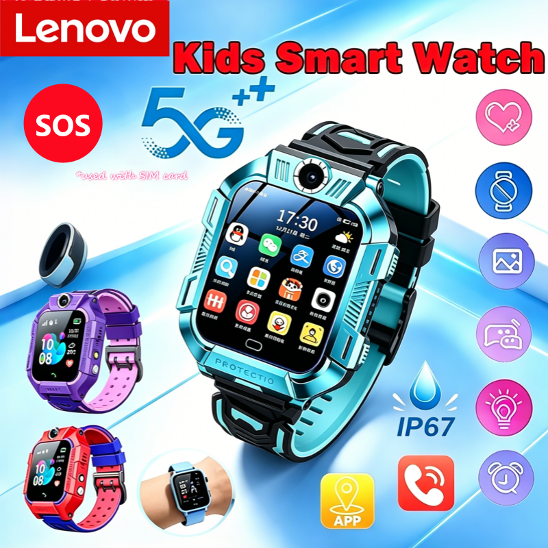 Smartwatch Watches For Kids With Gps - Lenovo 5G Kids GPS Smart Watch