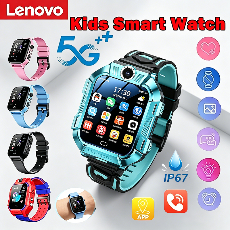 Smartwatch Watches For Kids With Gps - Lenovo 2026 New 5G Kids GPS