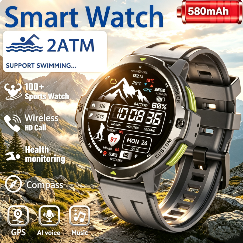 Smartwatch Timex Watches For Women - NEW Military GPS Smartwatch 3ATM Waterproof