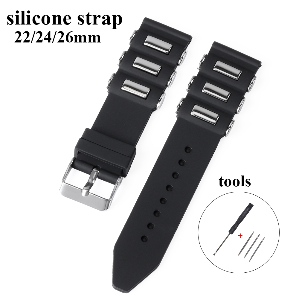 22mm 24mm 26mm Rubber Watch Si - Smartwatch Casio Watches For Men 리뷰 및 가격