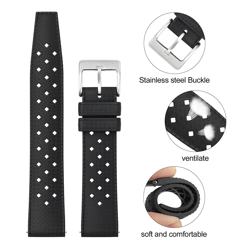 20mm 22mm Tropic Rubber Watch  - Smartwatch Casio Watches For Men 리뷰 및 가격