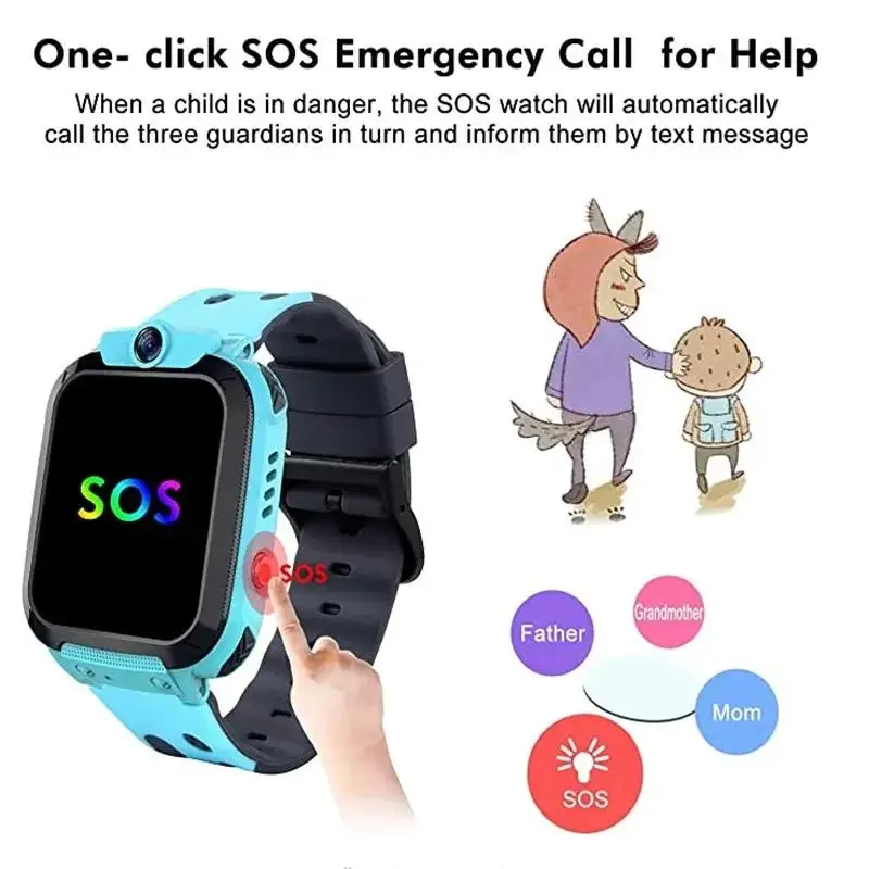 Lenovo Kids SOS GPS Location C - Smartwatch Watches For Kids With Gps 리뷰 및 가격