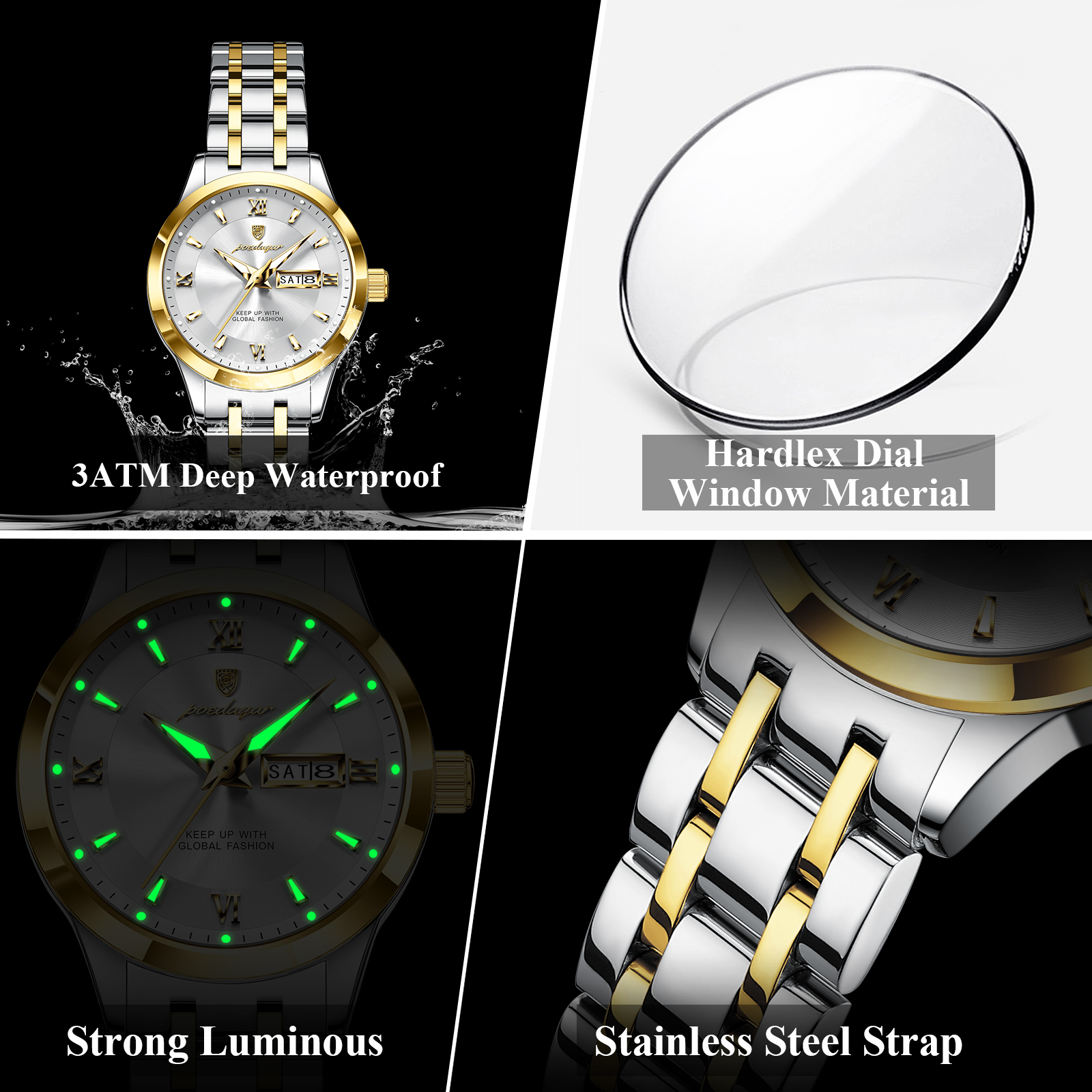 POEDAGAR Fashion Women Watch L - Waterproof Diving Watch 리뷰 및 가격