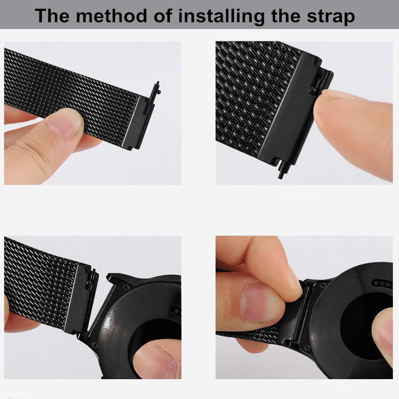 18MM Milanese Loop Strap For F - Fossil Watches Smartwatch Gold 리뷰 및 가격