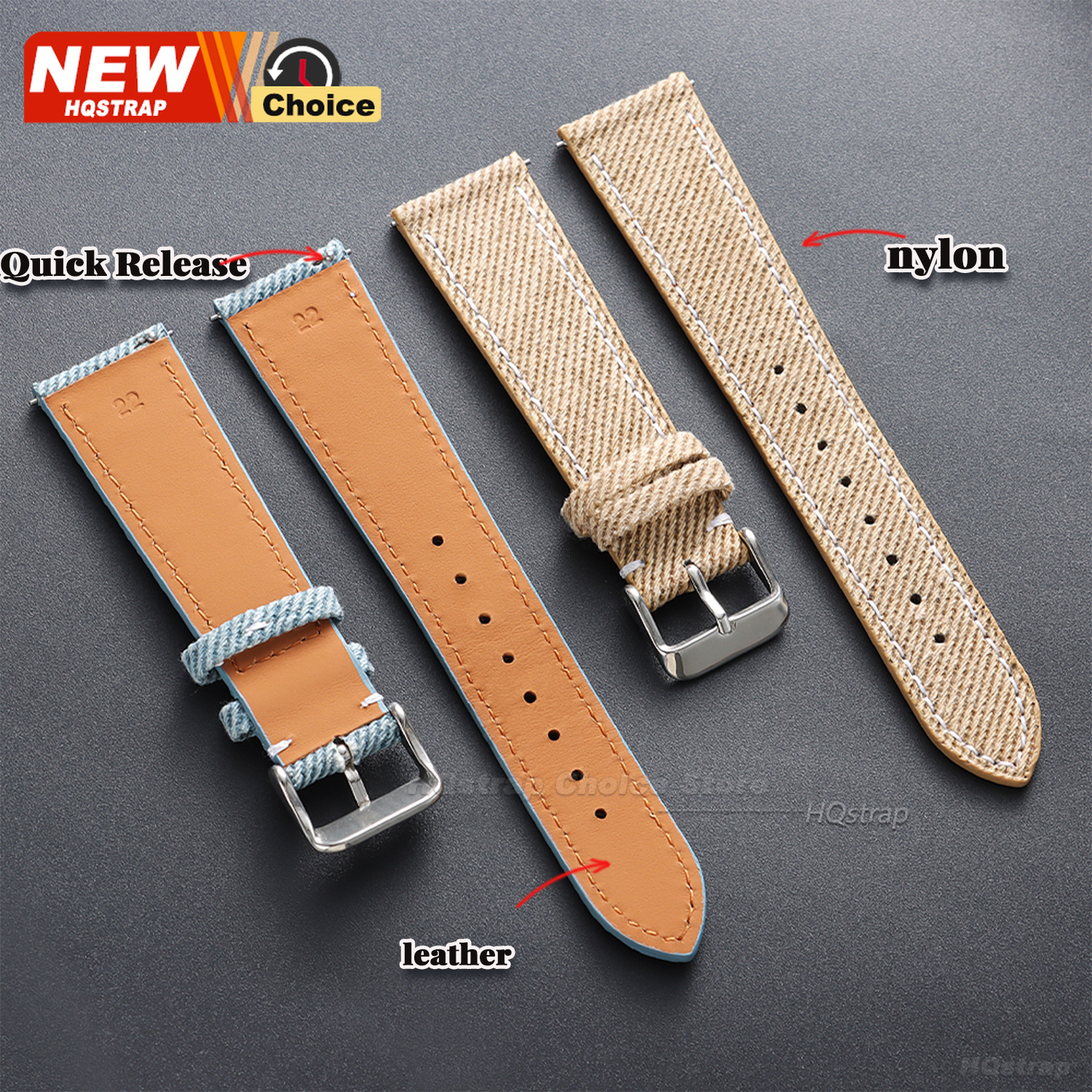 Nylon Denim Fabric Watch Strap - Smartwatch Samsung Watches For Men 리뷰 및 가격