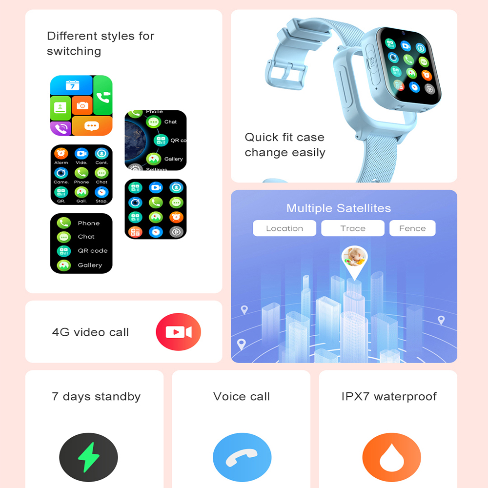 Smart Watch Kids 4G GPS WIFI V - Smartwatch Watches For Kids With Gps 리뷰 및 가격