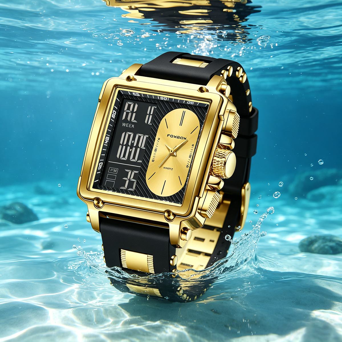 LIGE Top Original Square Digit - Smartwatch Square Watches For Men 리뷰 및 가격