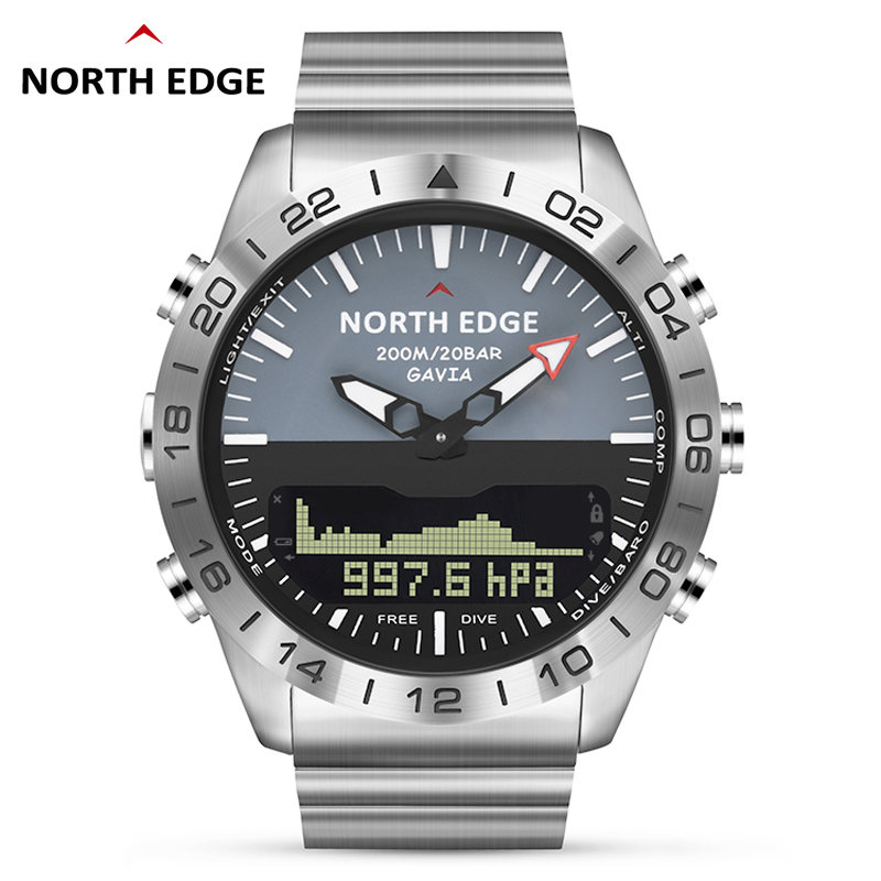 NORTH EDGE Mens Dive Watch Mil - Smartwatch Army Watches For Men 리뷰 및 가격