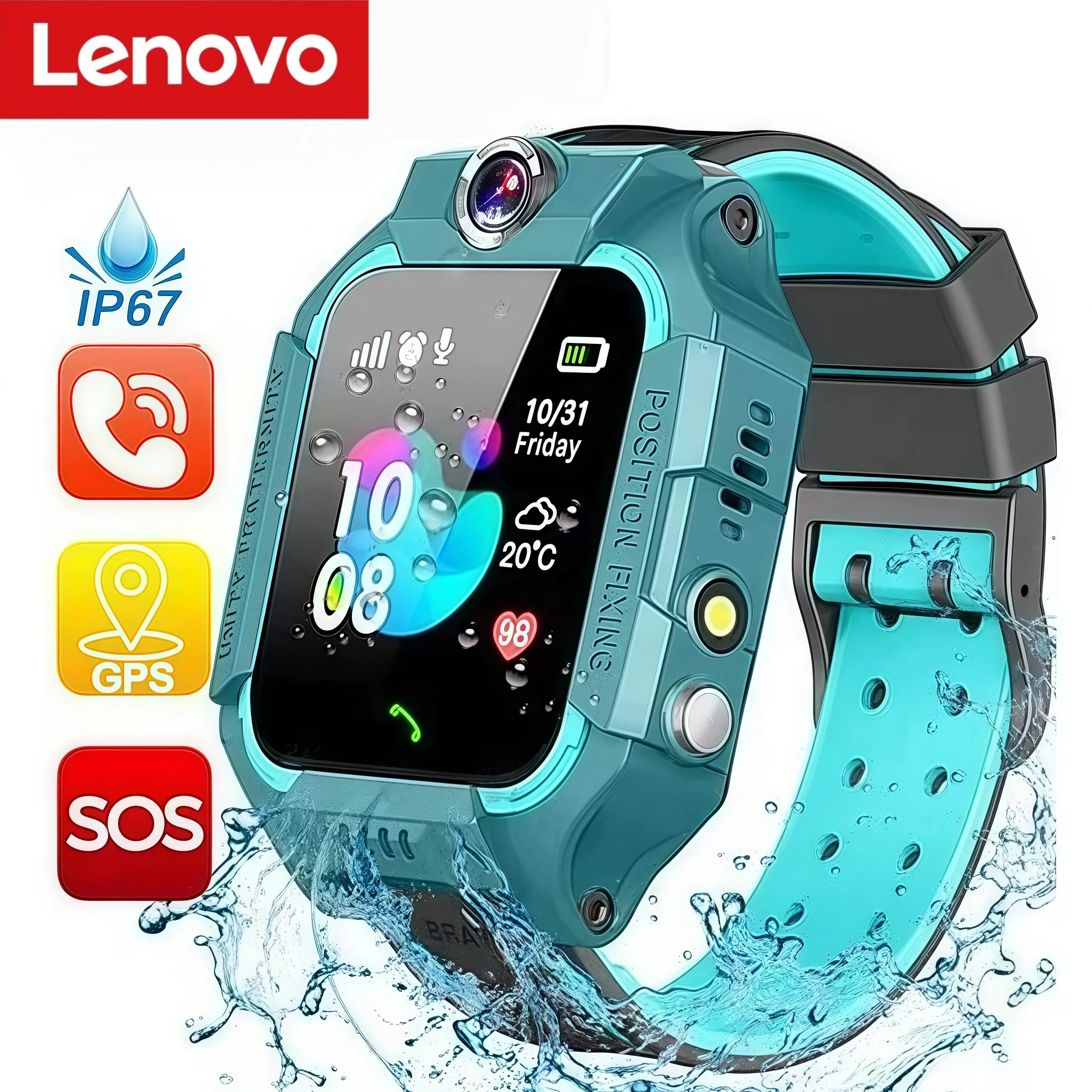 Lenovo Kids Smart Watch SOS GP - Smartwatch Watches For Kids With Gps 리뷰 및 가격