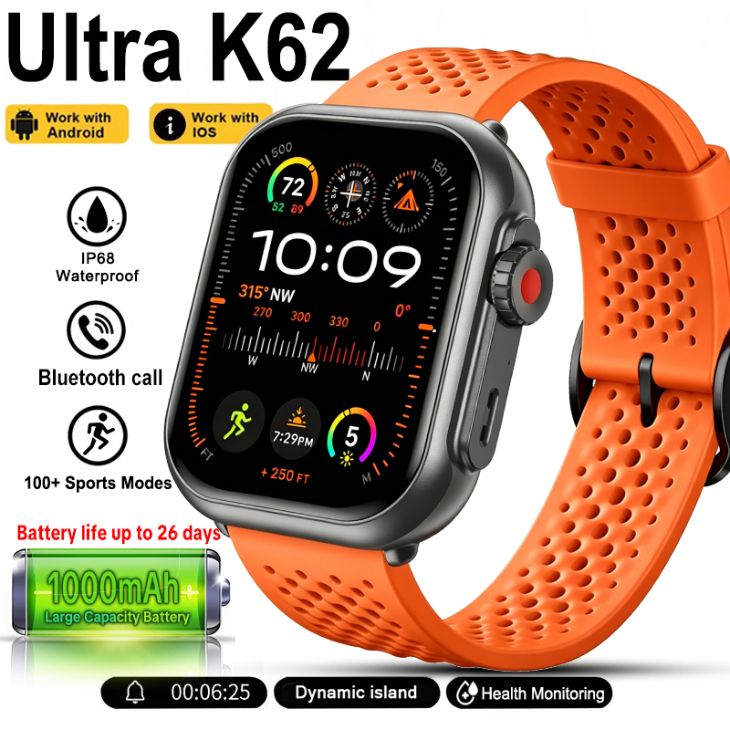 New Watch Ultra K62 Smartwatch - Smartwatch New Watches For Women 리뷰 및 가격