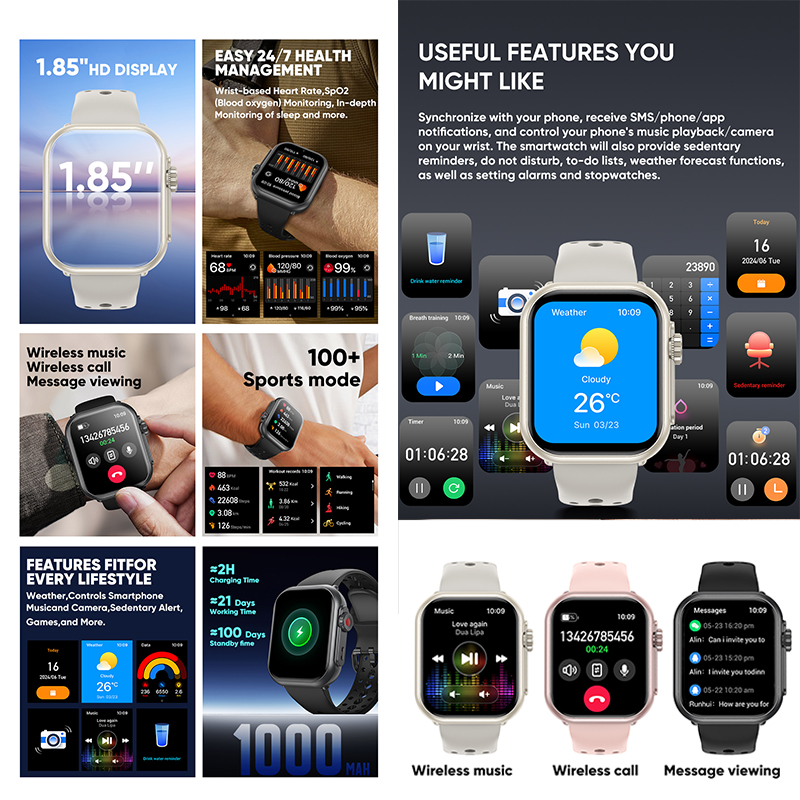 New Watch Ultra K62 Smartwatch - Smartwatch New Watches For Women 리뷰 및 가격