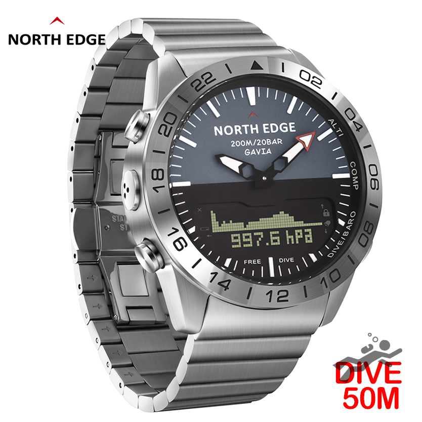 NORTH EDGE Mens Dive Watch Mil - Smartwatch Army Watches For Men 리뷰 및 가격