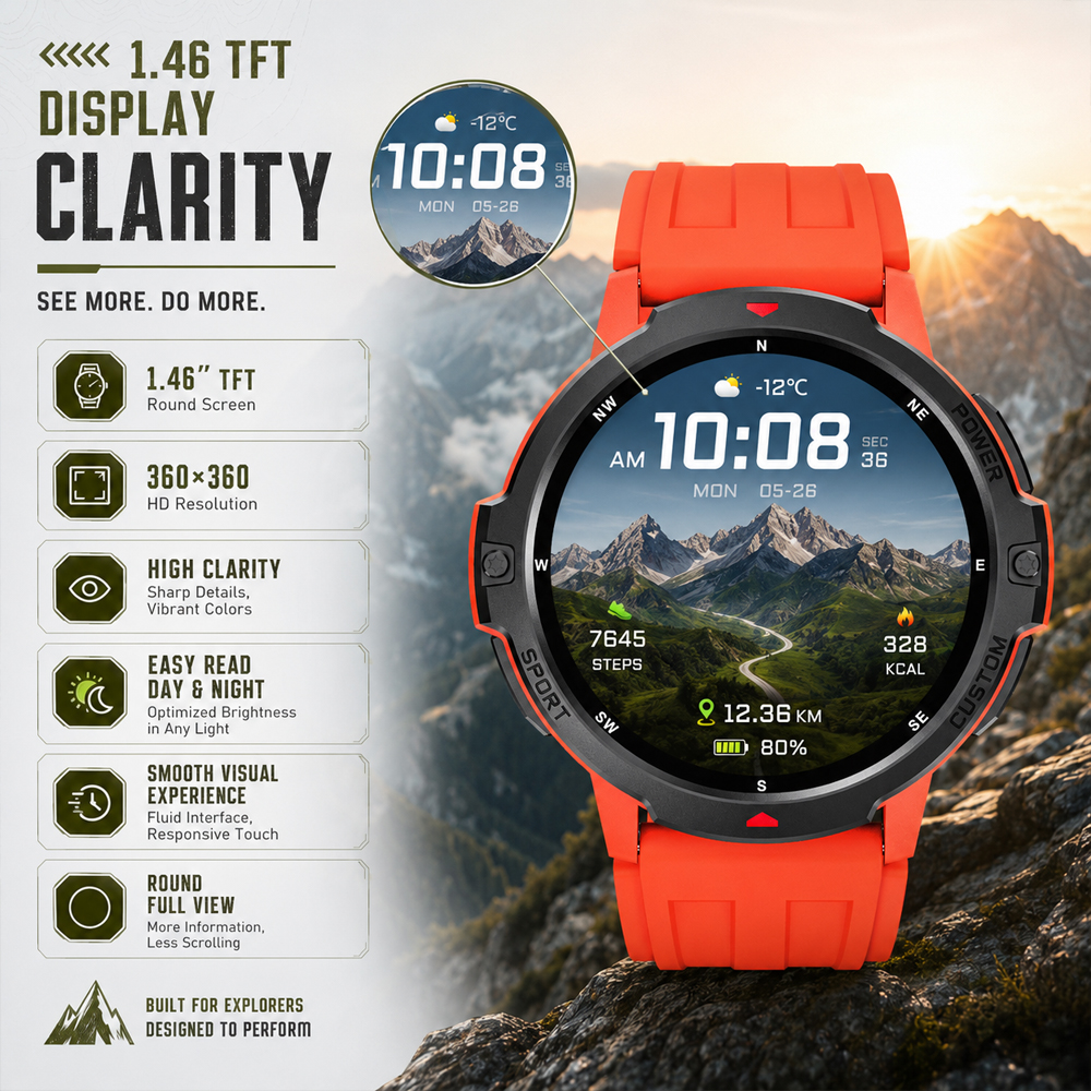 2026 NEW 1.46 Inches Military  - Smartwatch Timex Watches For Women 리뷰 및 가격