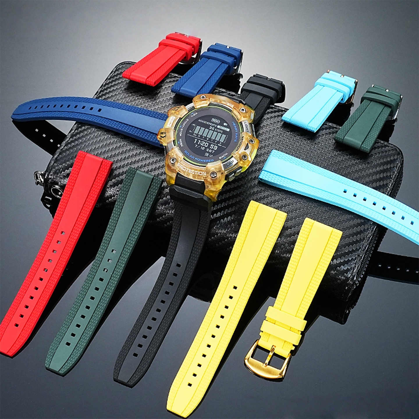FKM Rubber Strap for G-SHOCK C - Smartwatch Casio Watches For Men 리뷰 및 가격