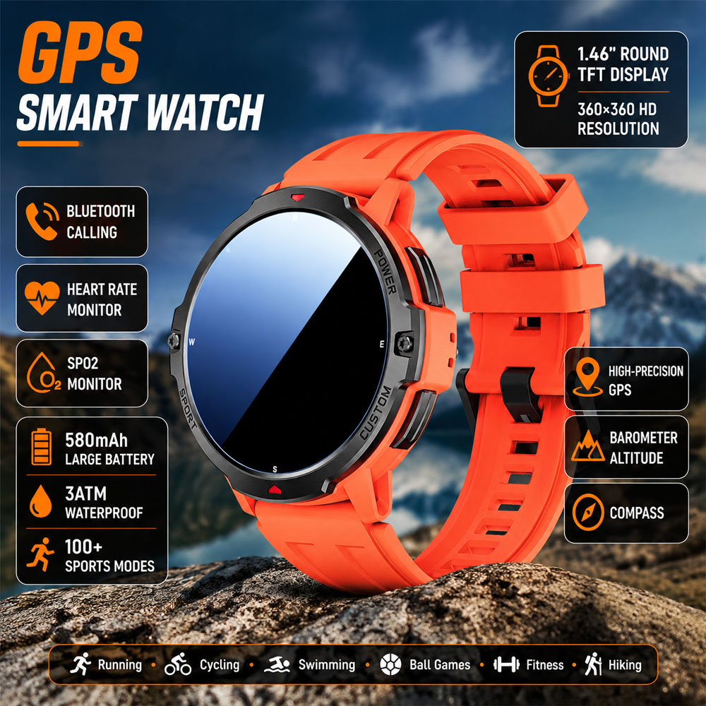 NEW 6-Axis Gyroscope Military  - Smartwatch Timex Watches For Women 리뷰 및 가격