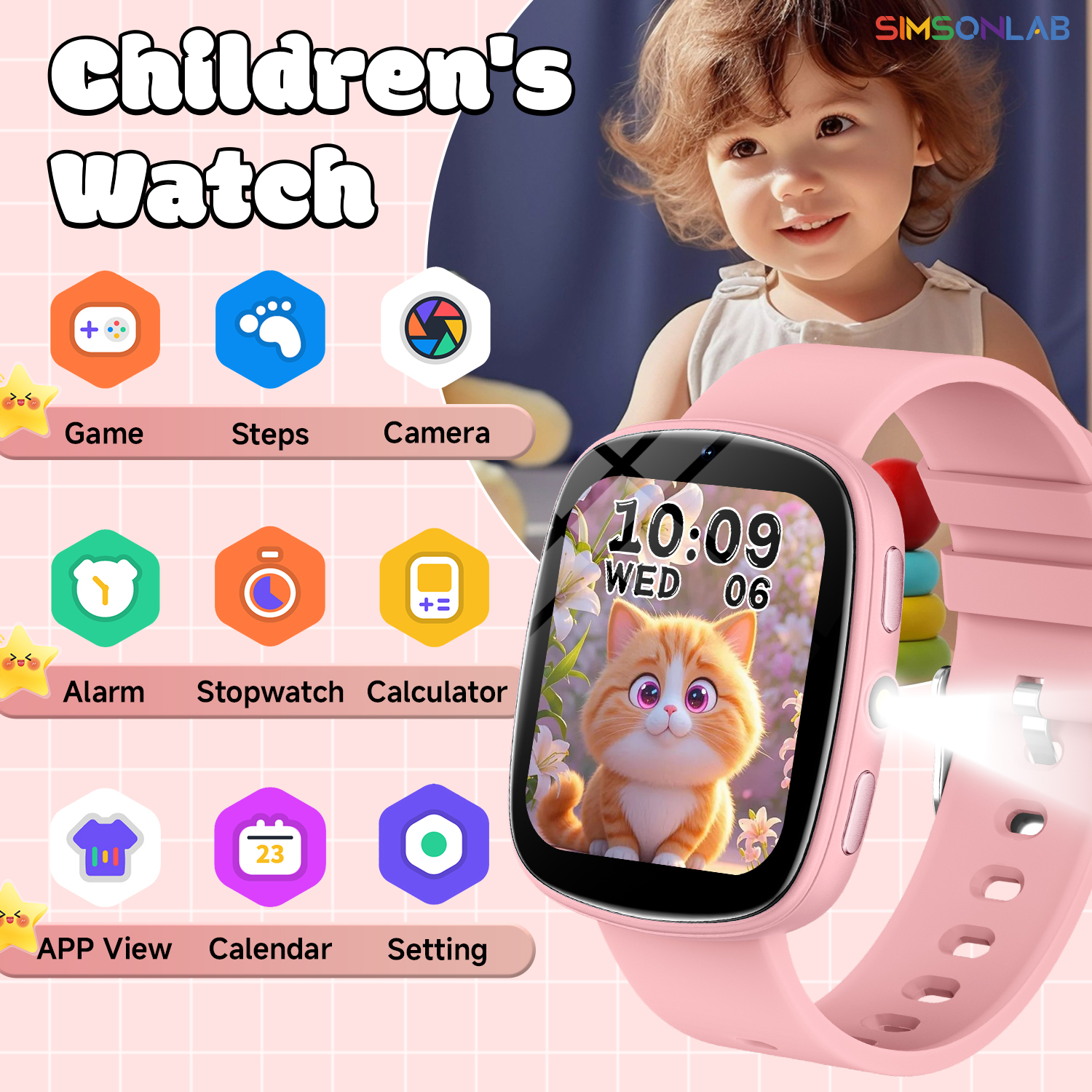 NEW Smart Watch for Children T - Smartwatch Watches For Kid Girl 리뷰 및 가격