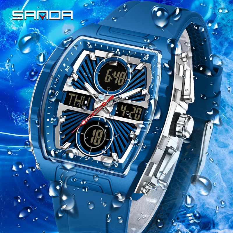 SANDA Fashion Trend Men's Watc - Smartwatch Trending Watches For Men 리뷰 및 가격