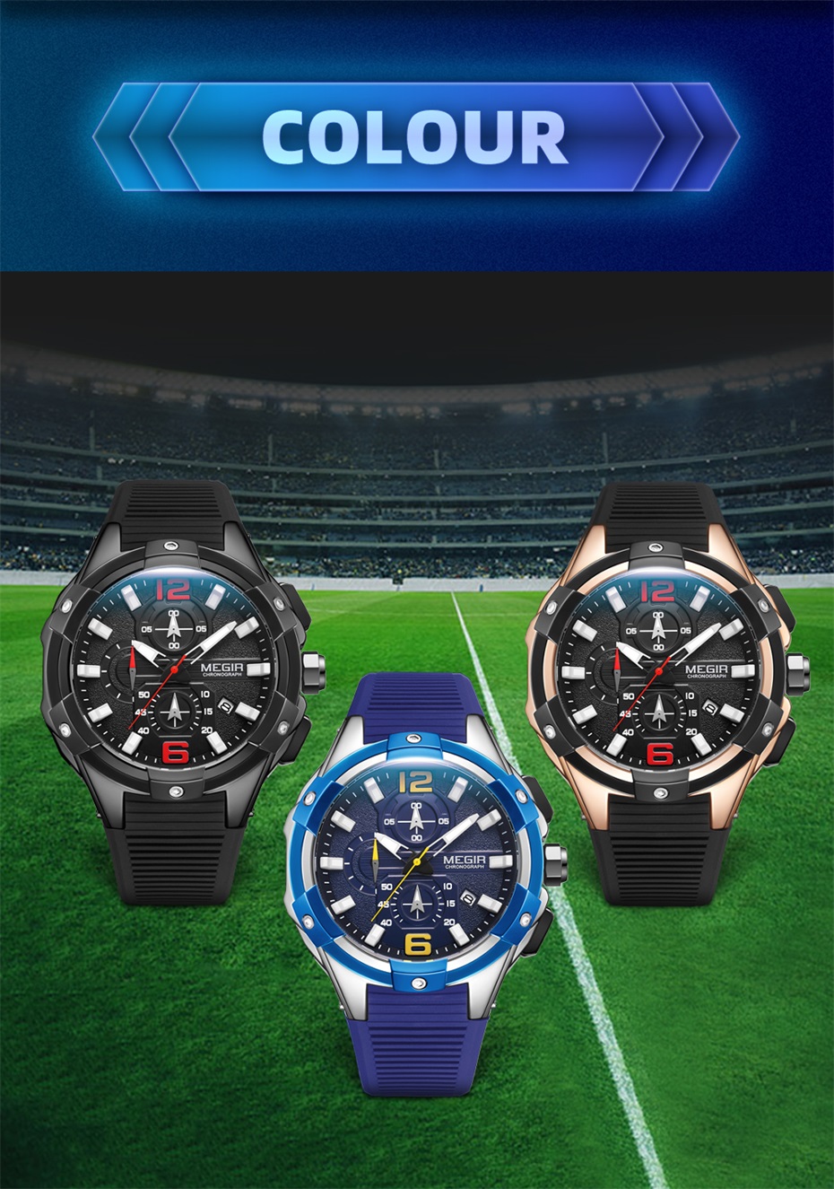 MEIGR Men's Sports Chronograph - Smartwatch Army Watches For Men 리뷰 및 가격