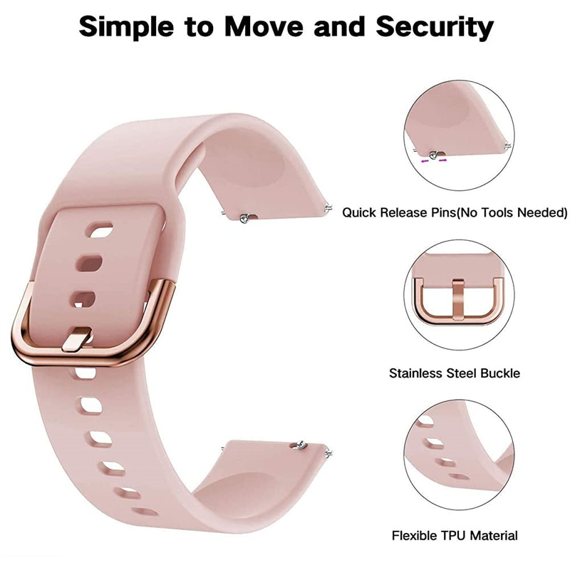20mm/22mm Silicone band For Am - Smartwatch Samsung Watches For Men 리뷰 및 가격