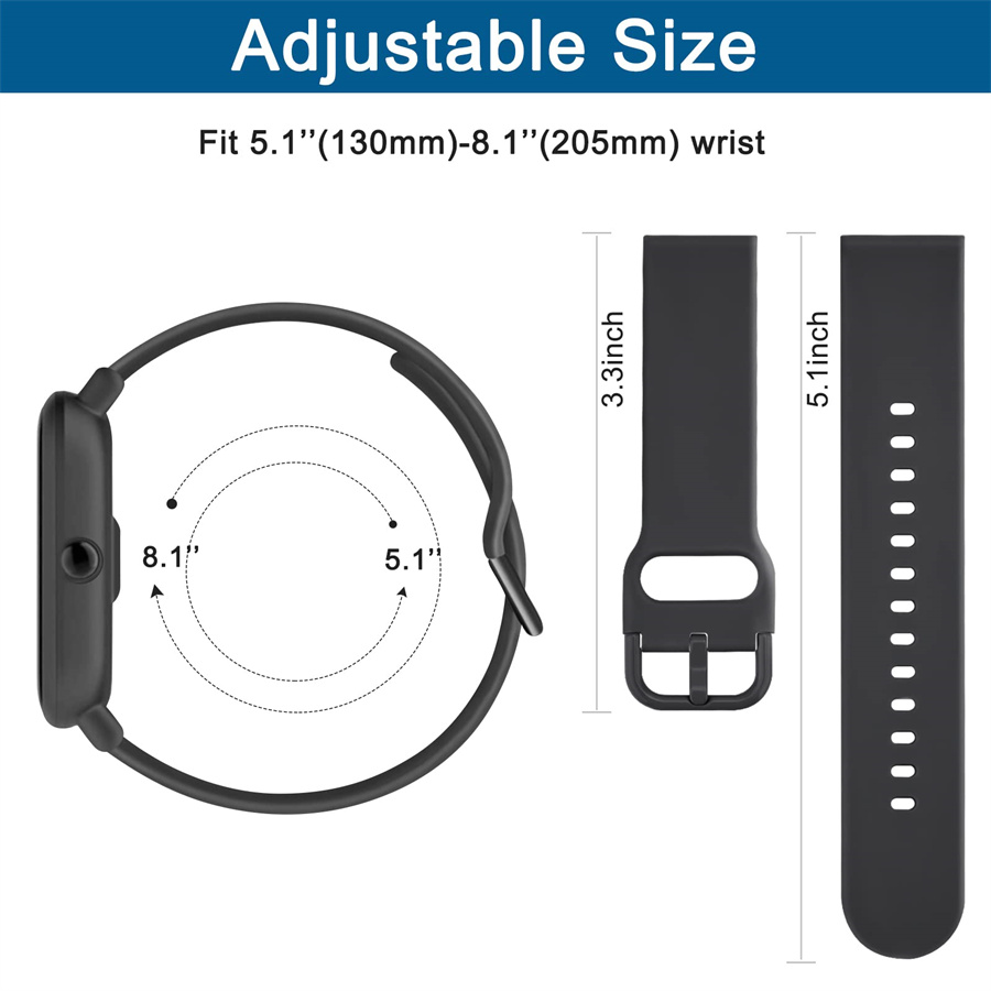 20mm/22mm Silicone band For Am - Smartwatch Samsung Watches For Men 리뷰 및 가격