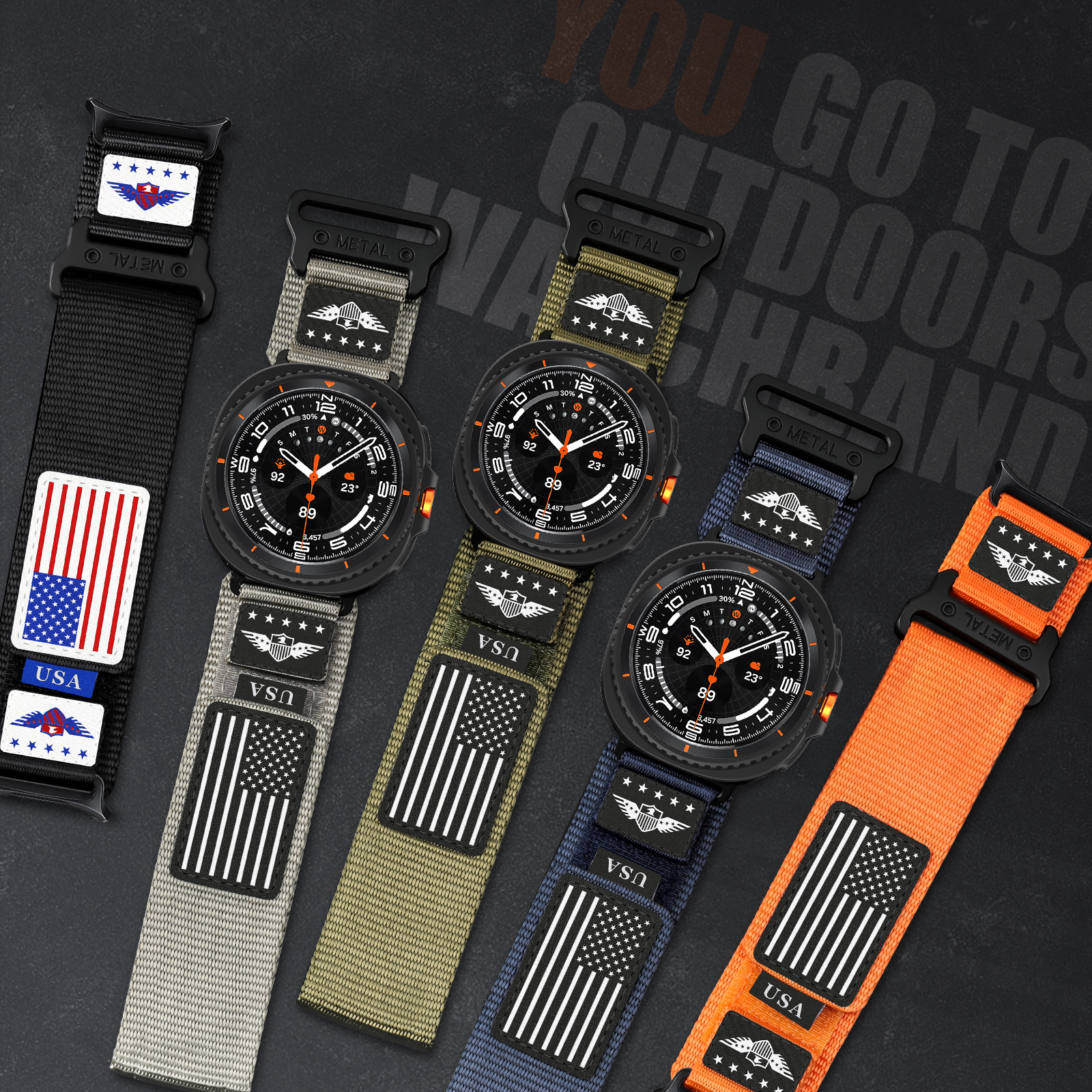 Rugged band for Samsung Galaxy - Smartwatch Samsung Watches For Men 리뷰 및 가격