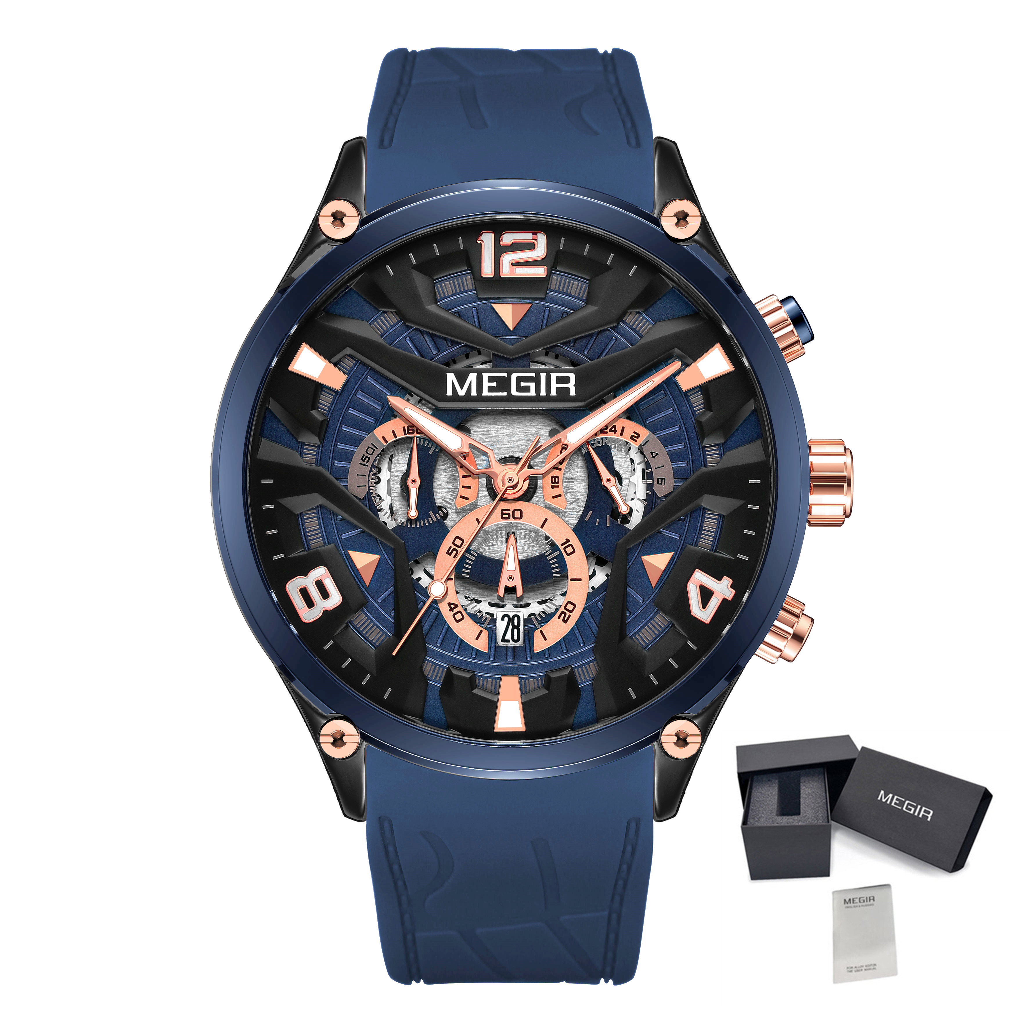 MEGIR Men's Sports Chronograph - Smartwatch Army Watches For Men 리뷰 및 가격