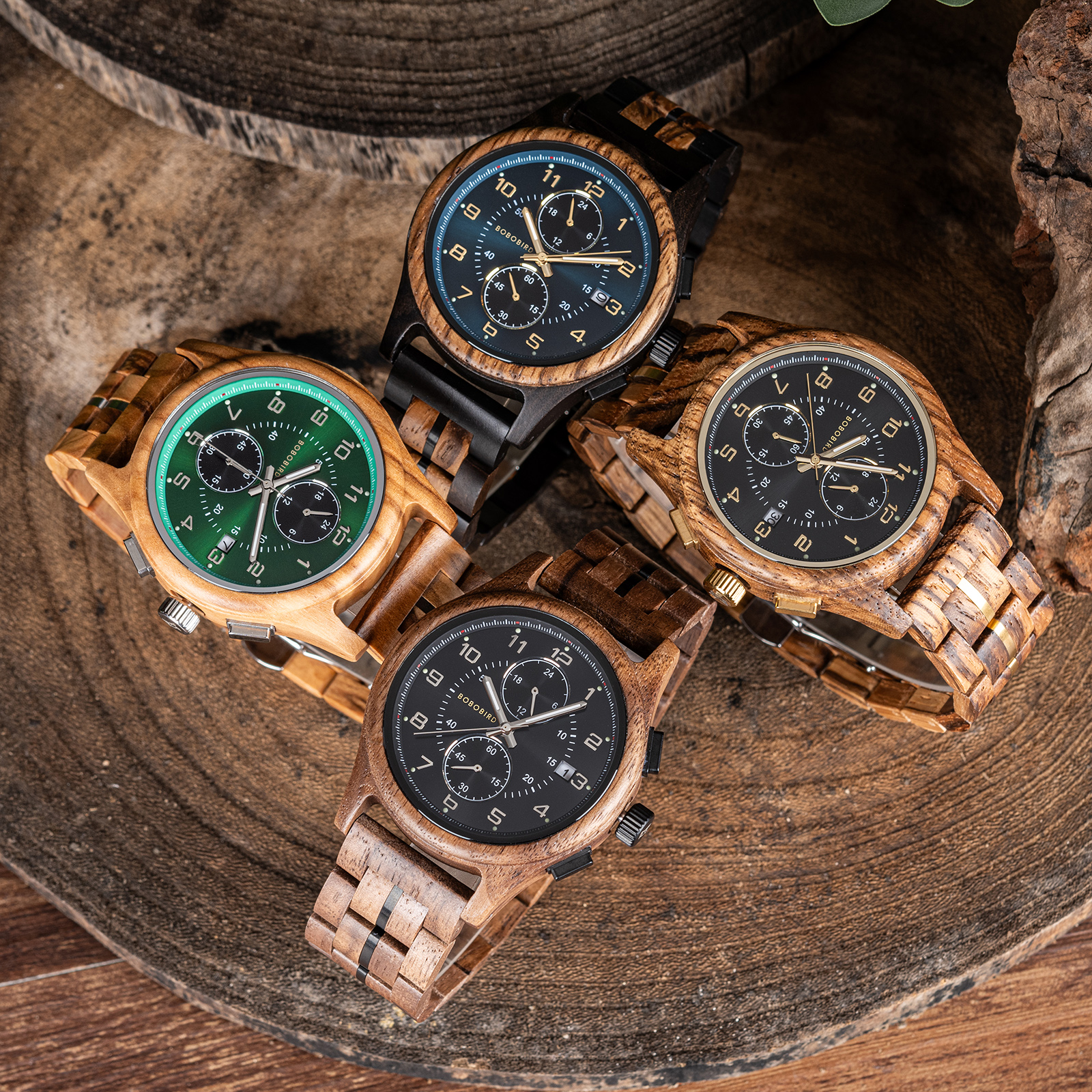 BOBO BIRD Men’s Wooden Chronog - Smartwatch Watches Birthday Gift For Men 리뷰 및 가격
