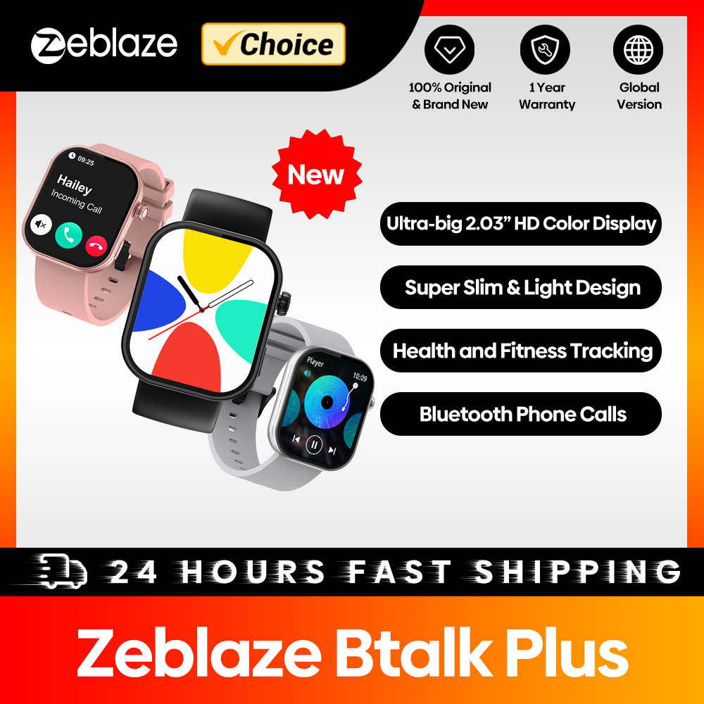 New Zeblaze Btalk Plus Voice C - Smartwatch New Watches For Women 리뷰 및 가격