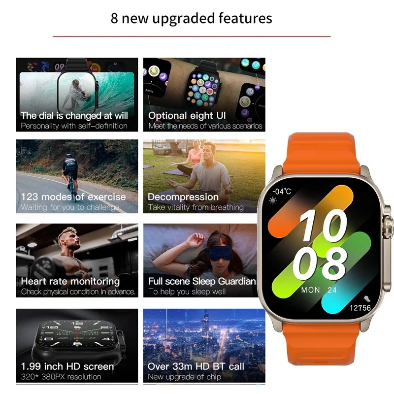 Original T900 Ultra 2 Smart Wa - Smartwatch New Watches For Women 리뷰 및 가격