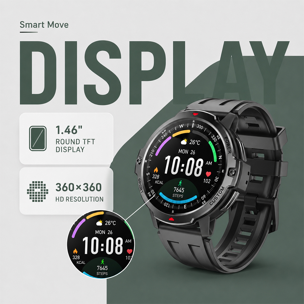 2026 NEW 1.46 Inches Military  - Smartwatch Timex Watches For Women 리뷰 및 가격