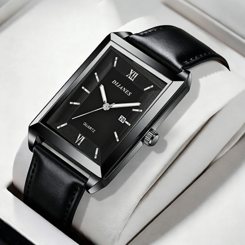 Casual Leather Men's Watches F - Smartwatch Square Watches For Men 리뷰 및 가격