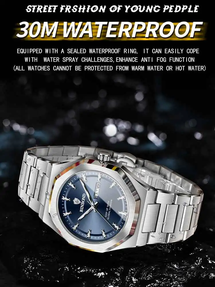 BINBOND Fashion Trend Men's Qu - Smartwatch Trending Watches For Men 리뷰 및 가격