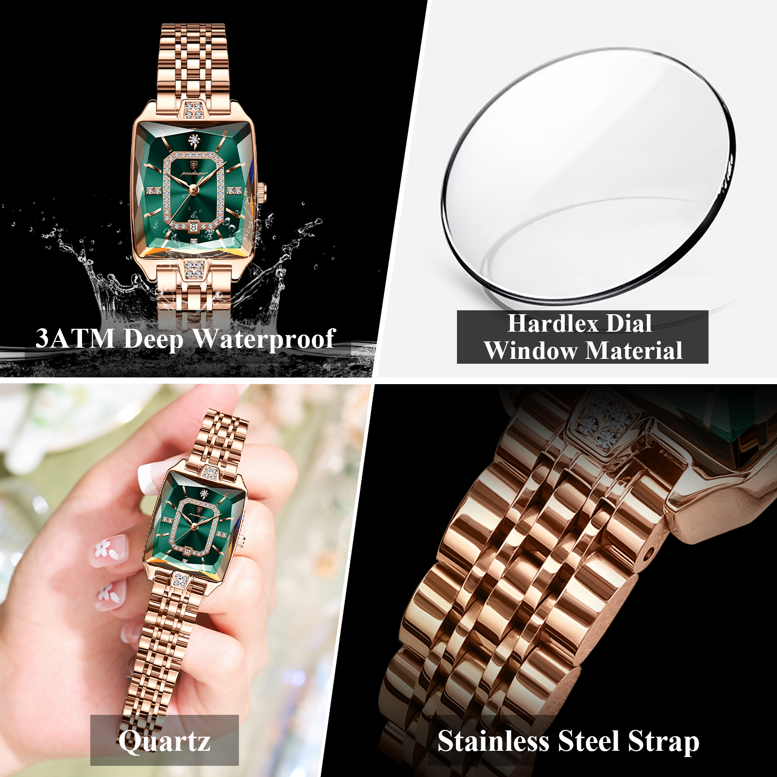 POEDAGAR Luxury Woman Watch Wa - Waterproof Diving Watch 리뷰 및 가격