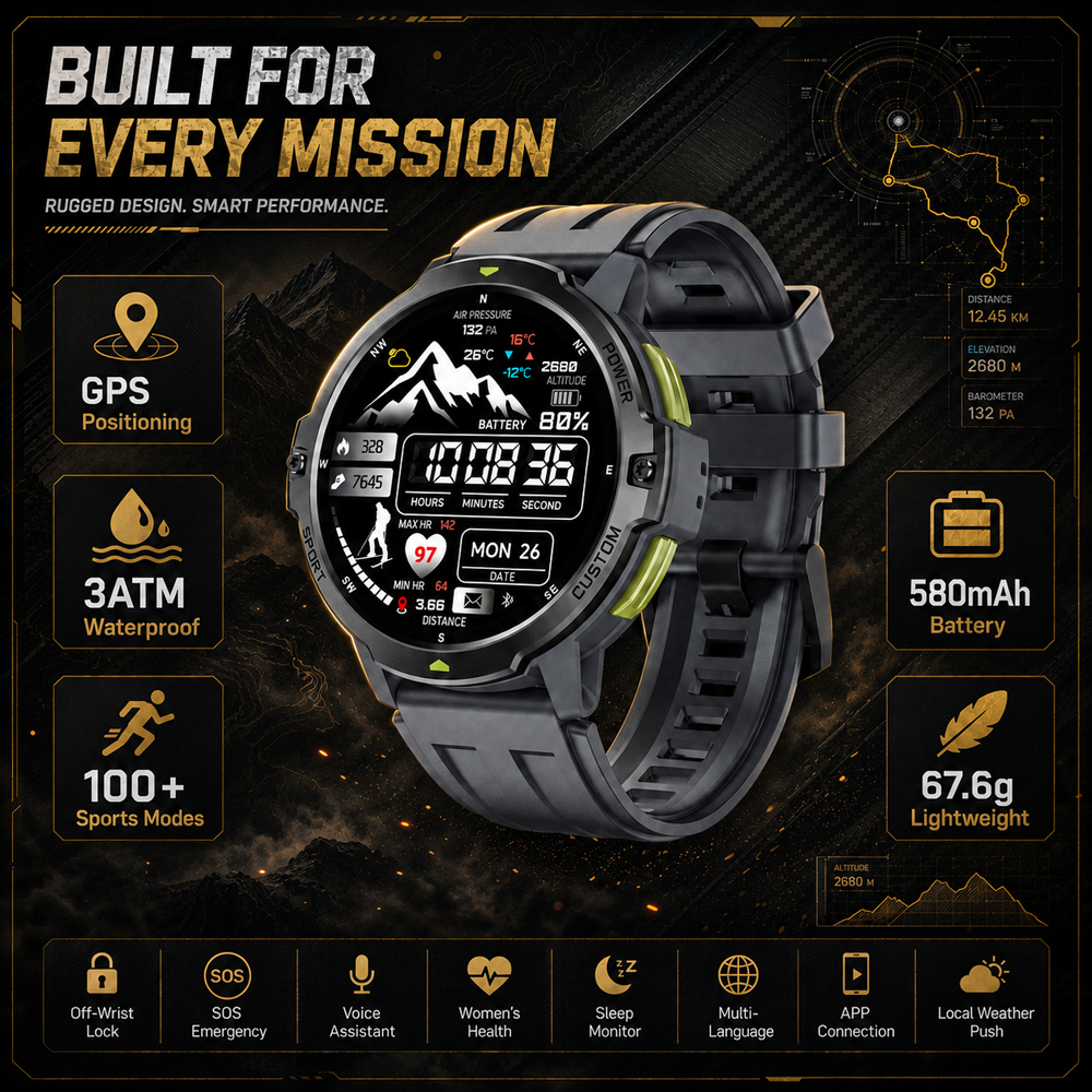 2026 NEW 1.46 Inch GPS Sports  - Smartwatch Timex Watches For Women 리뷰 및 가격