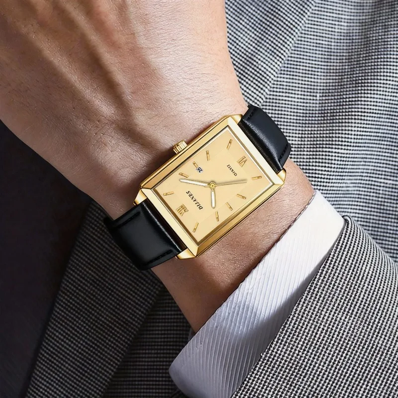 Casual Leather Men Watches Sim - Smartwatch Square Watches For Men 리뷰 및 가격