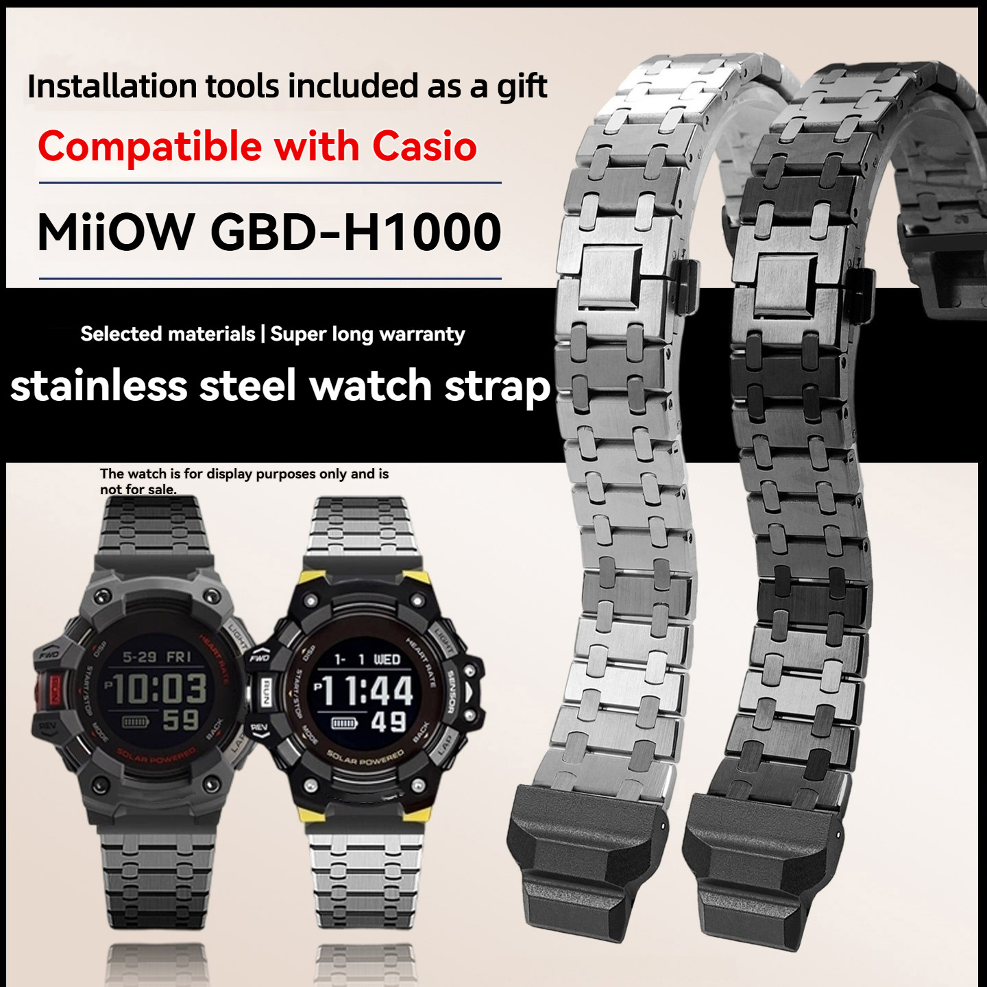 Modified metal stainless steel - Smartwatch Casio Watches For Men 리뷰 및 가격