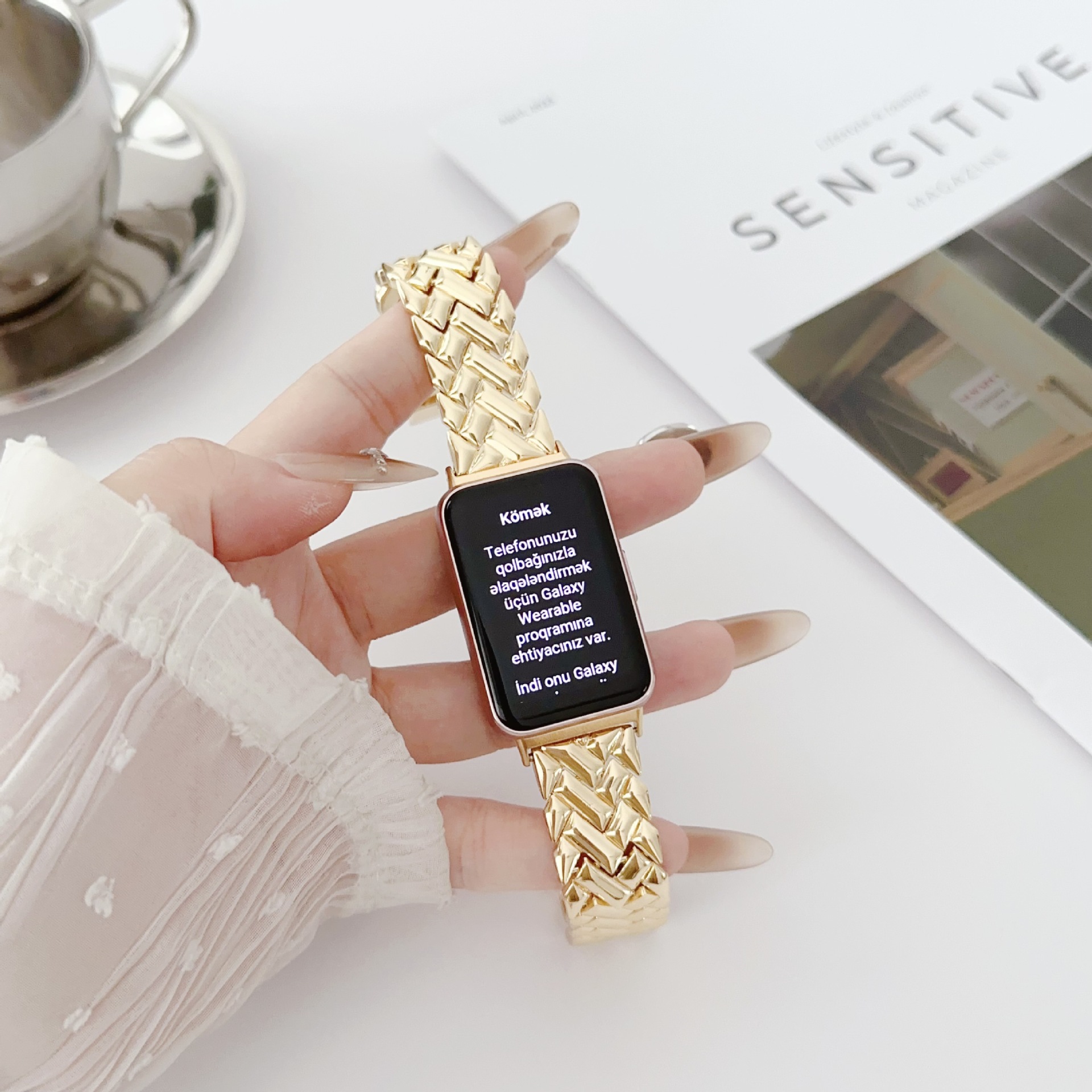 New Wristband Metal Strap for  - Smartwatch New Watches For Women 리뷰 및 가격