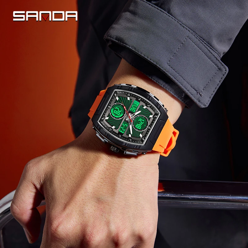 SANDA New Fashion Trend Men's  - Smartwatch Trending Watches For Men 리뷰 및 가격