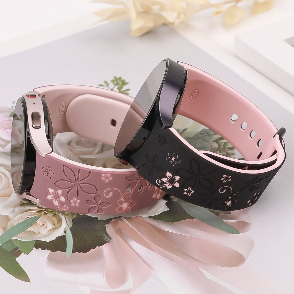 Engraved Silicone Band for Sam - Smartwatch Samsung Watches For Men 리뷰 및 가격