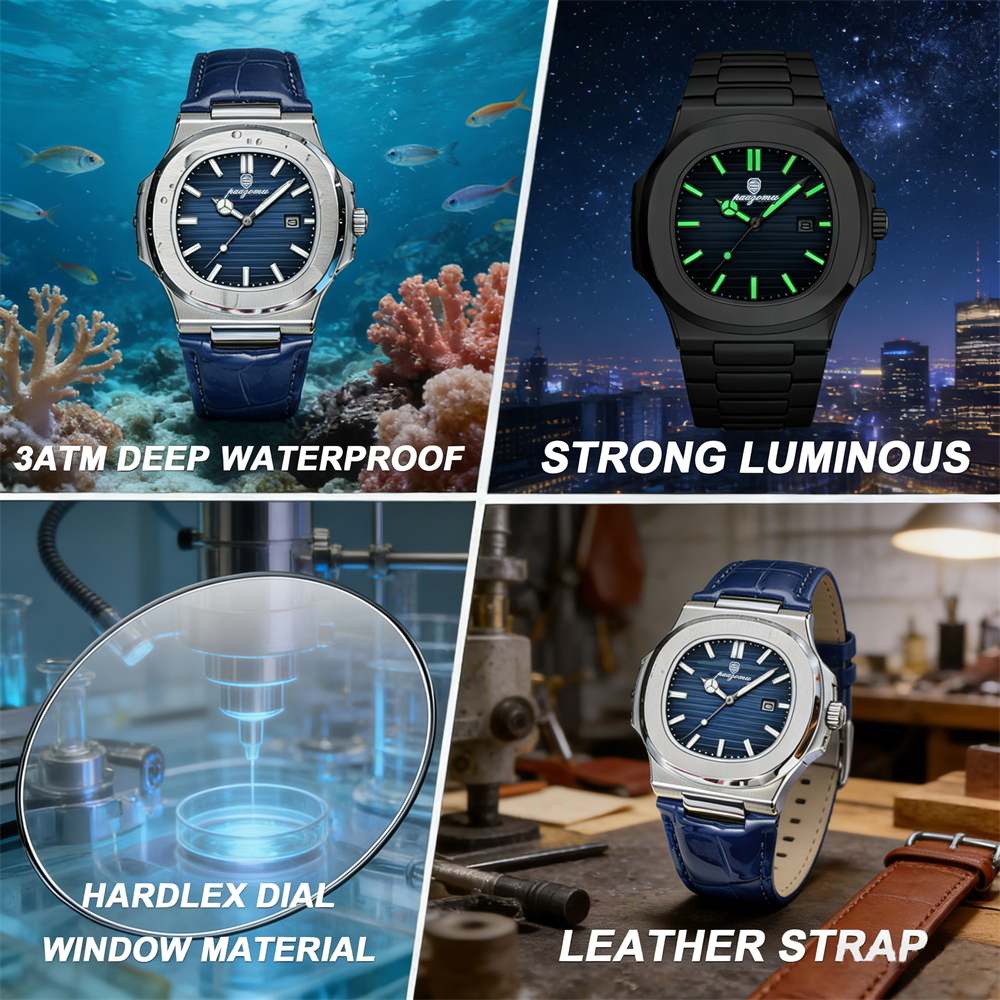 PAAZOMU Business Men Square Wa - Smartwatch Square Watches For Men 리뷰 및 가격