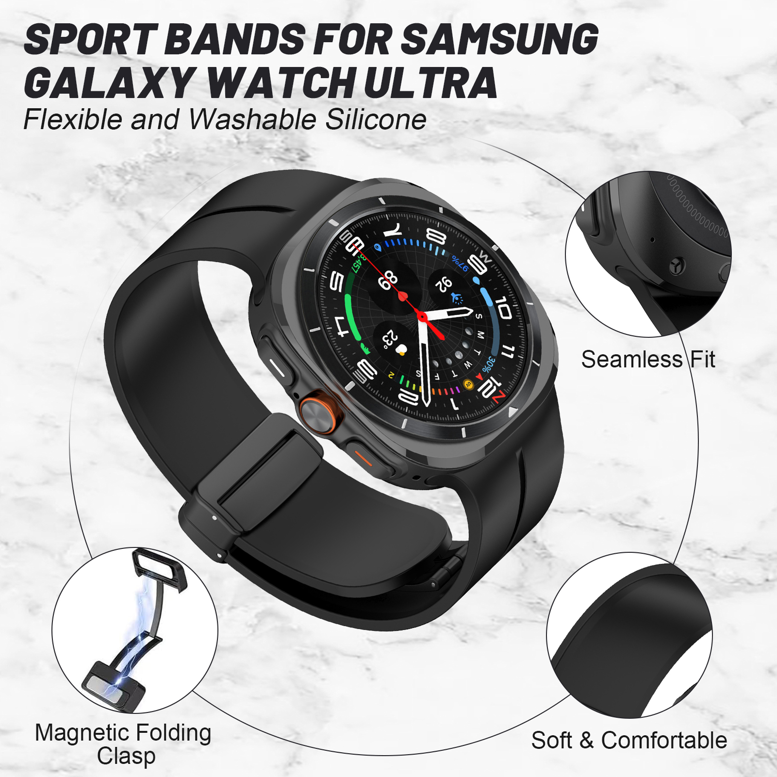 Magnetic For Samsung Galaxy wa - Smartwatch Samsung Watches For Men 리뷰 및 가격