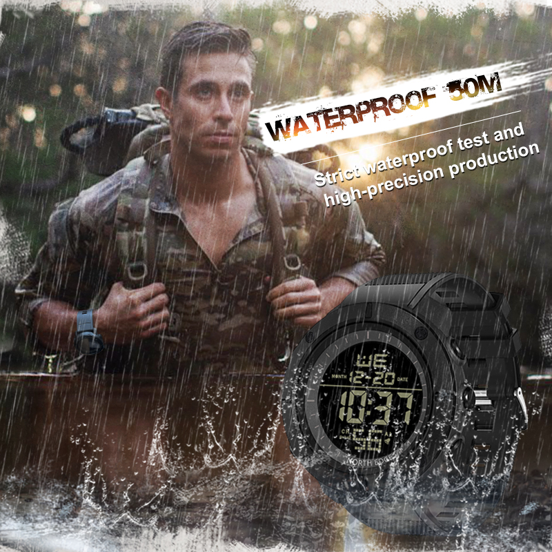 NORTH EDGE Mens Digital Watche - Smartwatch Army Watches For Men 리뷰 및 가격