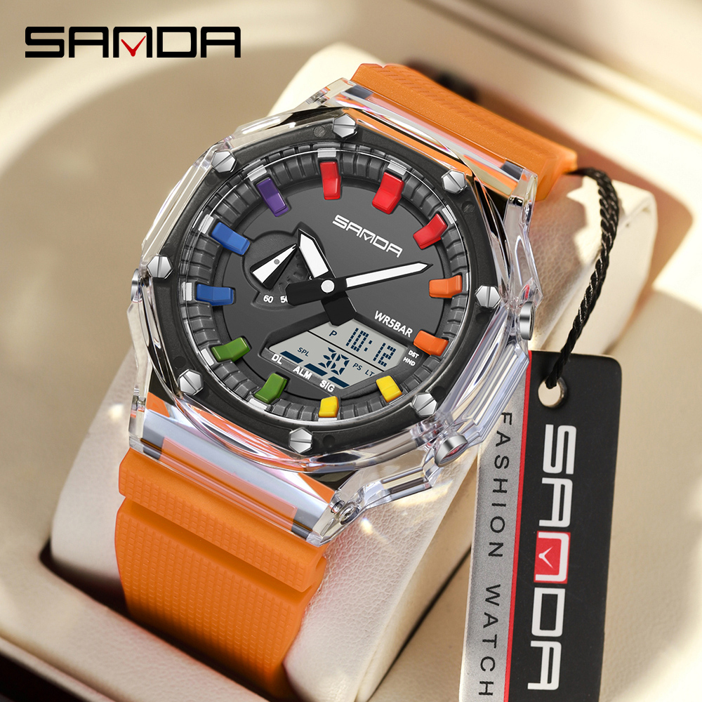 SANDA 3341Digital LED Watch Me - Smartwatch Army Watches For Men 리뷰 및 가격