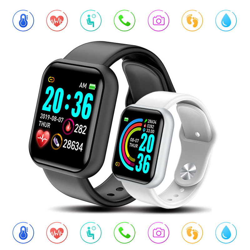 Y68 Smart Watch Men Women Wris - Smartwatch Watches Birthday Gift For Men 리뷰 및 가격