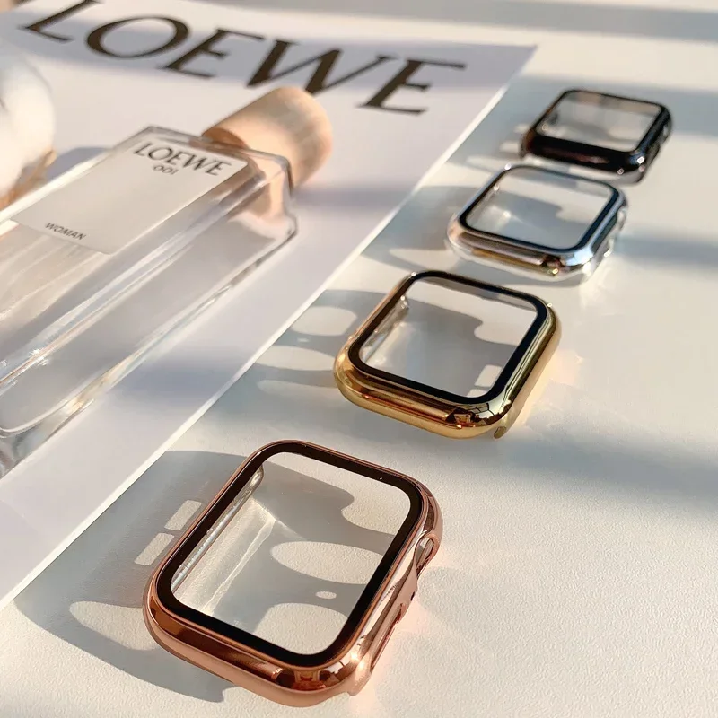 Glass+case For Apple Watch ban - Smartwatch Watches For Women Smart 리뷰 및 가격