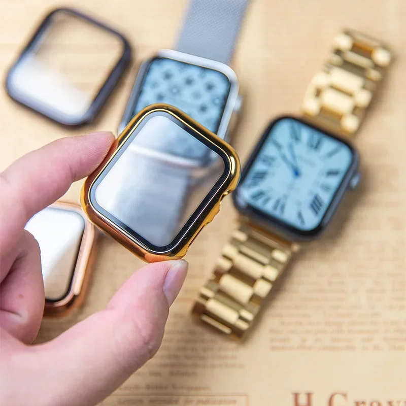 Glass+case For Apple Watch ban - Smartwatch Watches For Women Smart 리뷰 및 가격