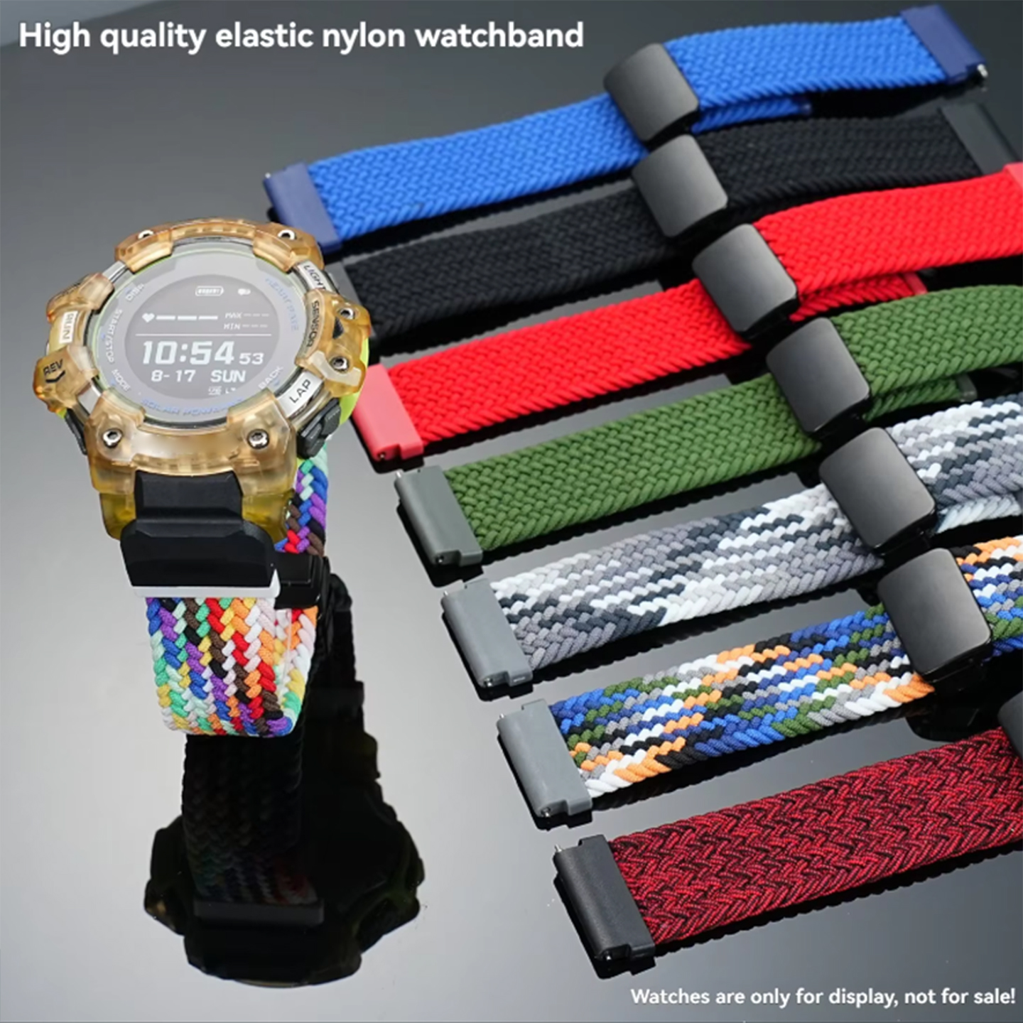 gbd-h1000 nylon Sports watchba - Smartwatch Casio Watches For Men 리뷰 및 가격