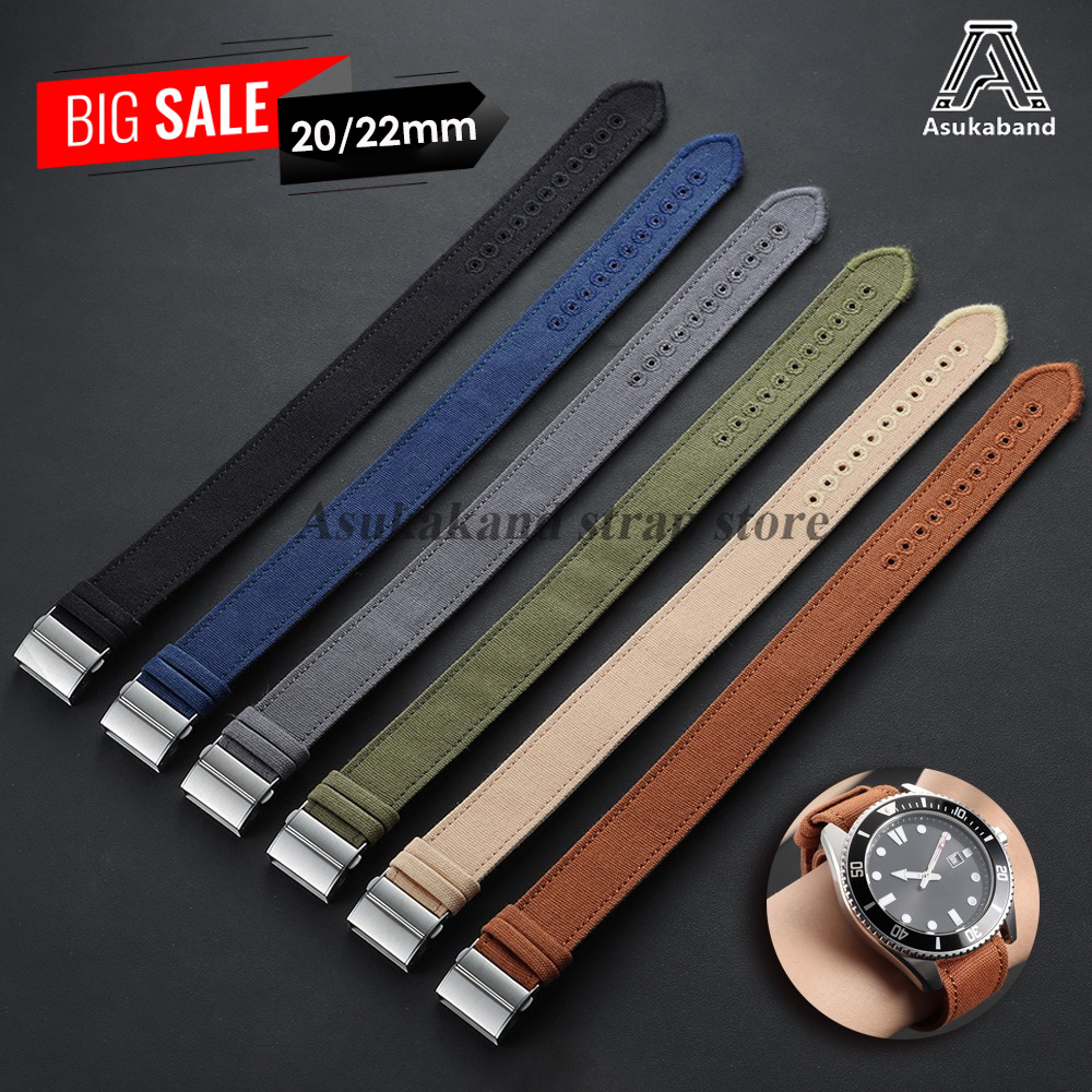 20mm 22mm Nylon Watchstrap for - Smartwatch Casio Watches For Men 리뷰 및 가격
